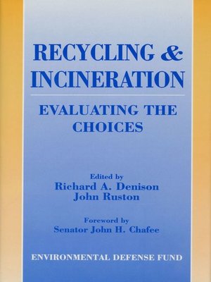 cover image of Recycling and Incineration